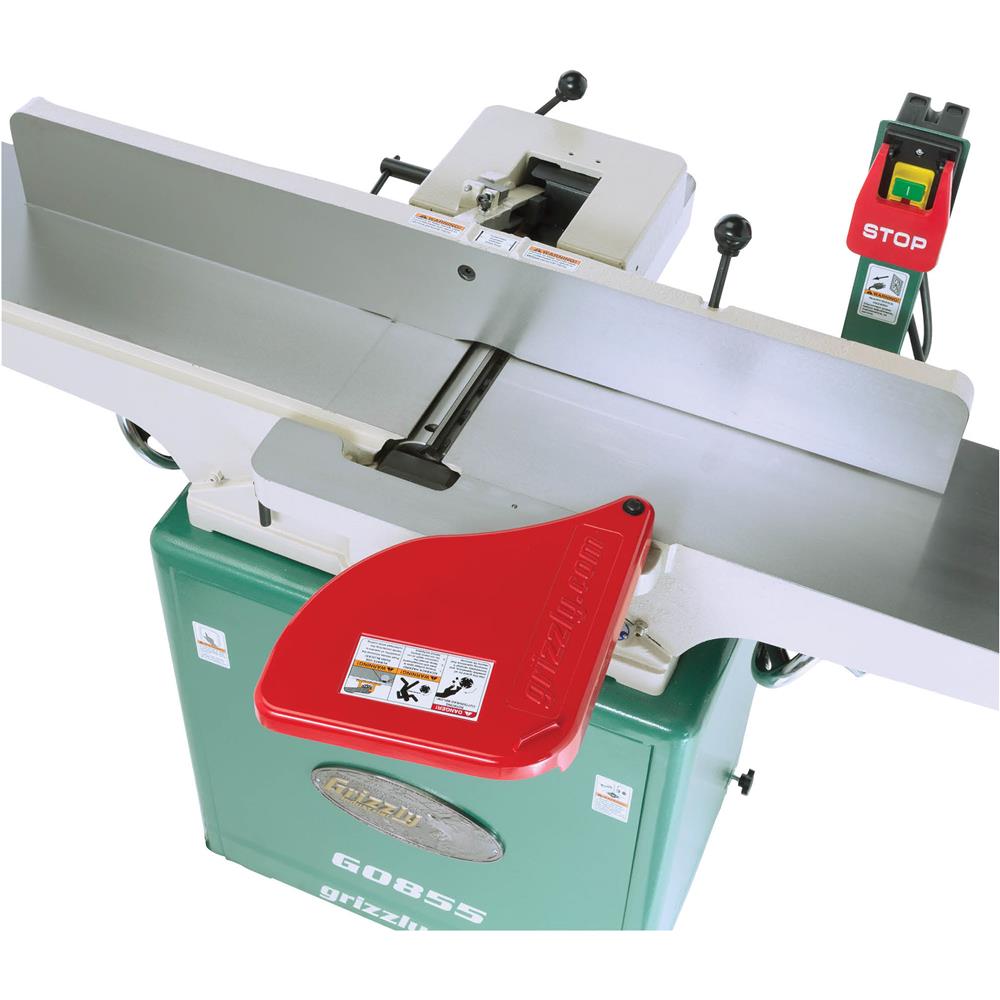 Grizzly G0855 - 8" x 72" Jointer w/ Built-in Mobile Base