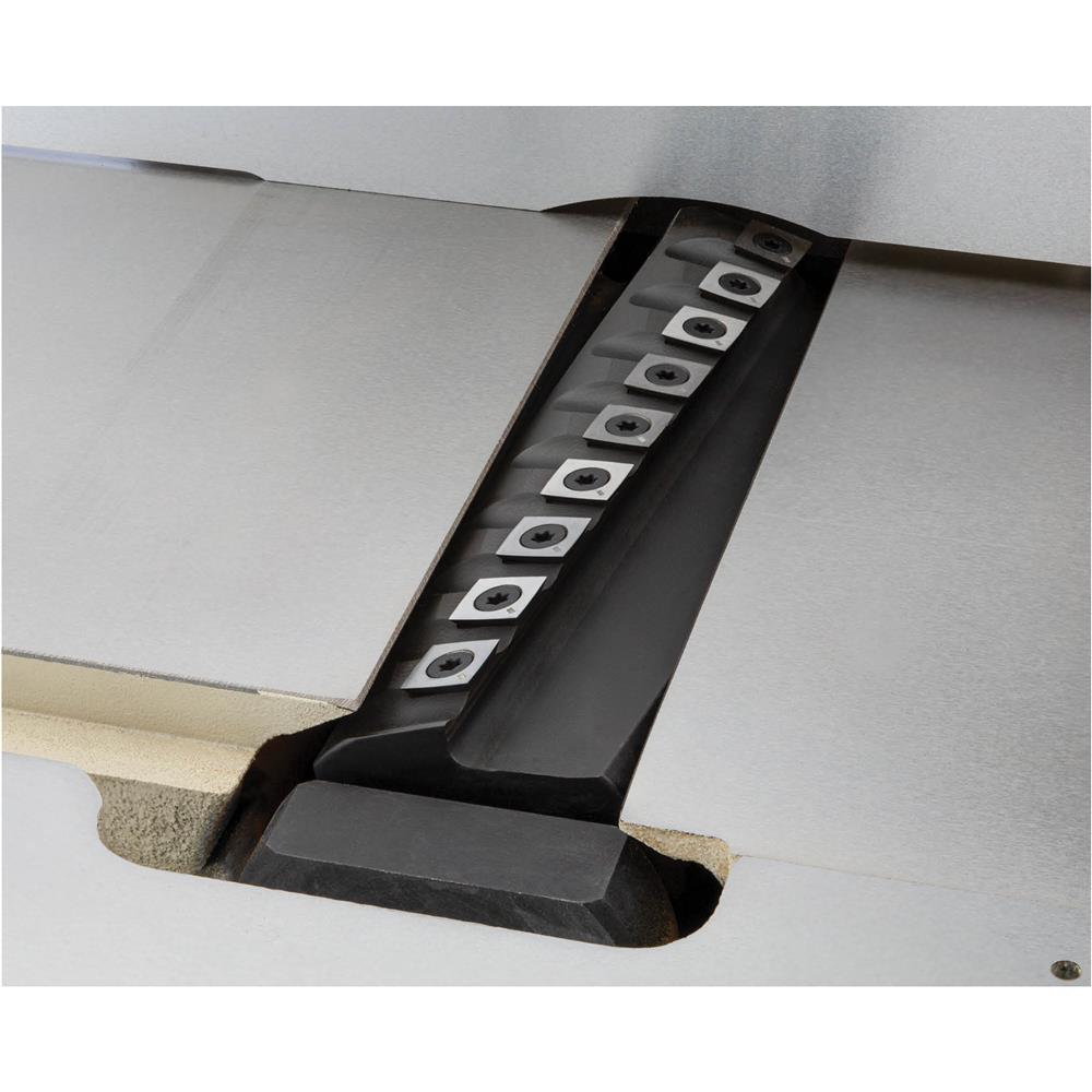 Grizzly G0856 - 8" x 72" Jointer w/ Helical Cutterhead & Mobile Base