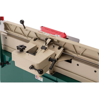 Grizzly G0858 - 8" x 76" Parallelogram Jointer w/ Helical Cutterhead & Mobile Base