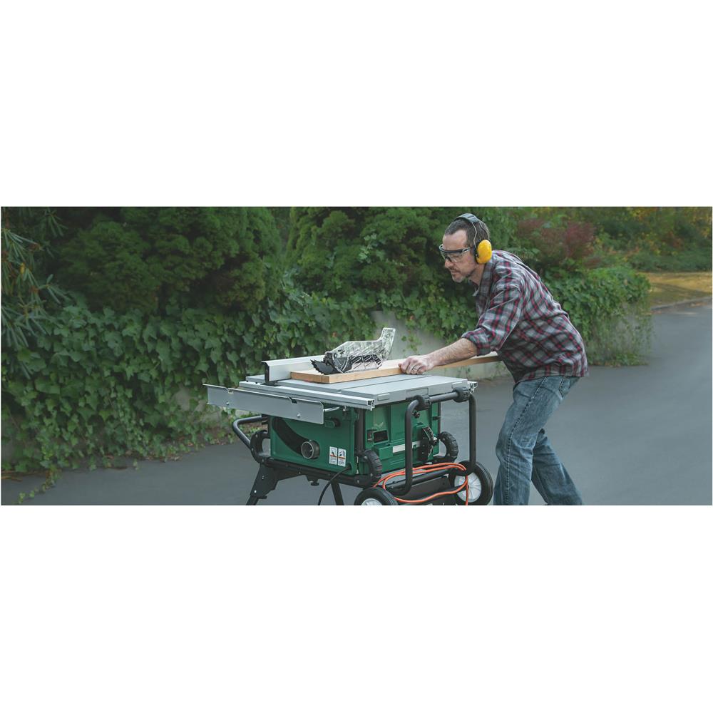 Grizzly G0870 - 10" 2 HP Portable Table Saw w/ Roller Stand