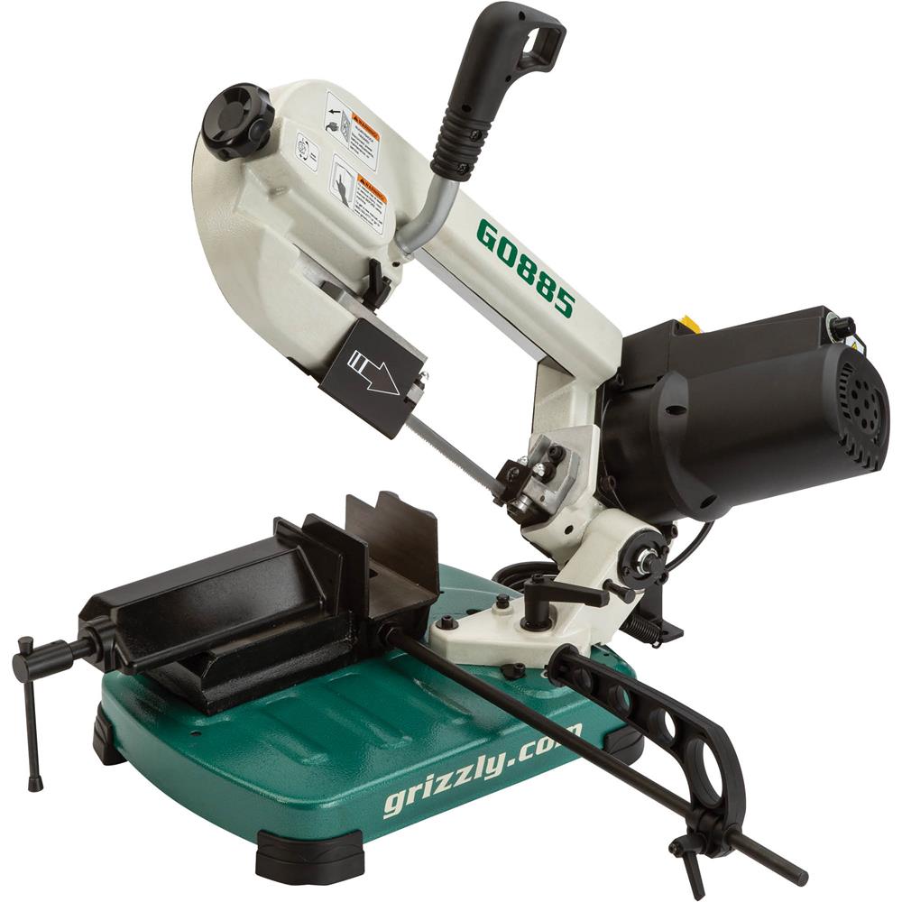 Grizzly G0885 - 5" Portable Horizontal Metal Cutting Bandsaw