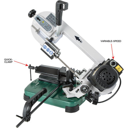 Grizzly G0885 - 5" Portable Horizontal Metal Cutting Bandsaw