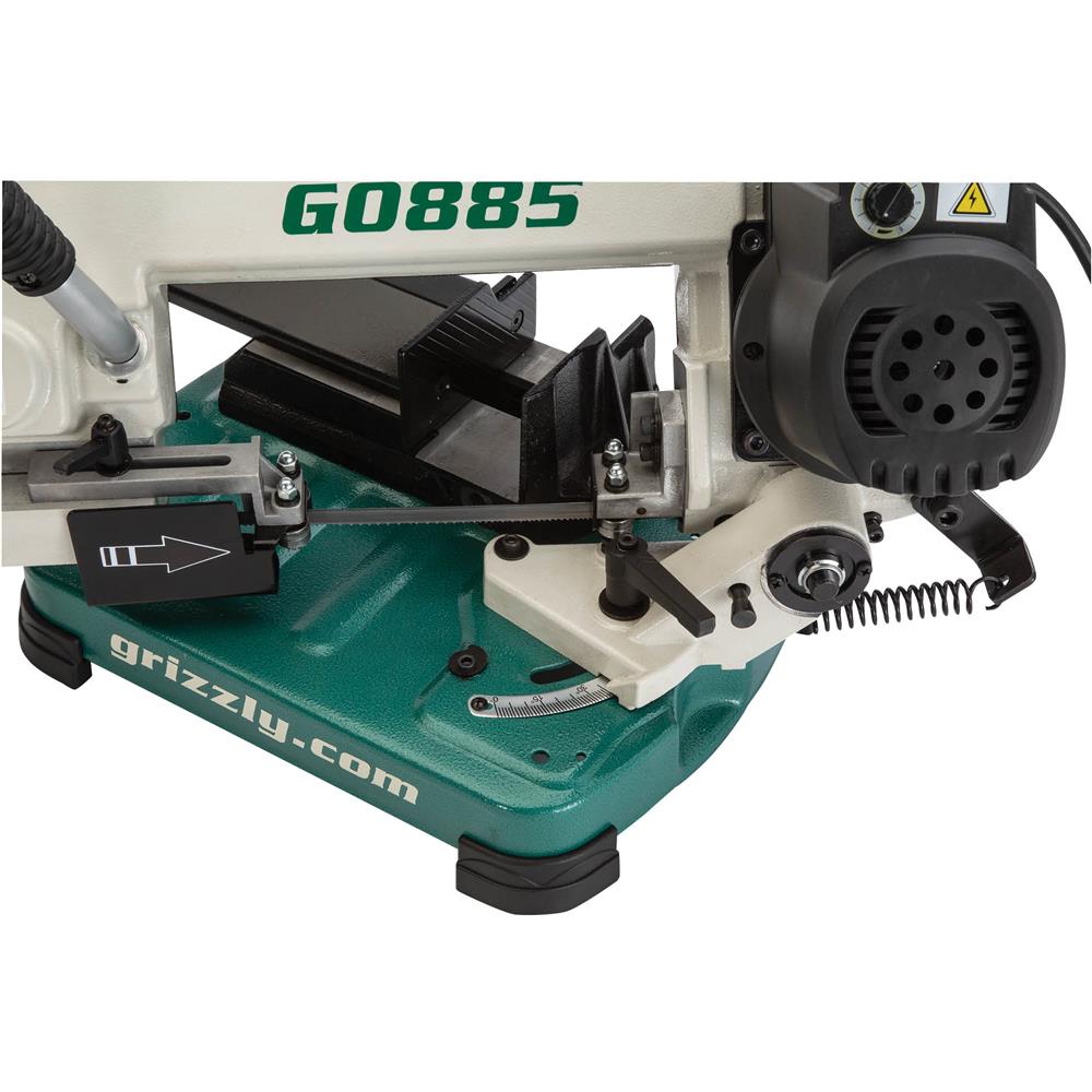 Grizzly G0885 - 5" Portable Horizontal Metal Cutting Bandsaw