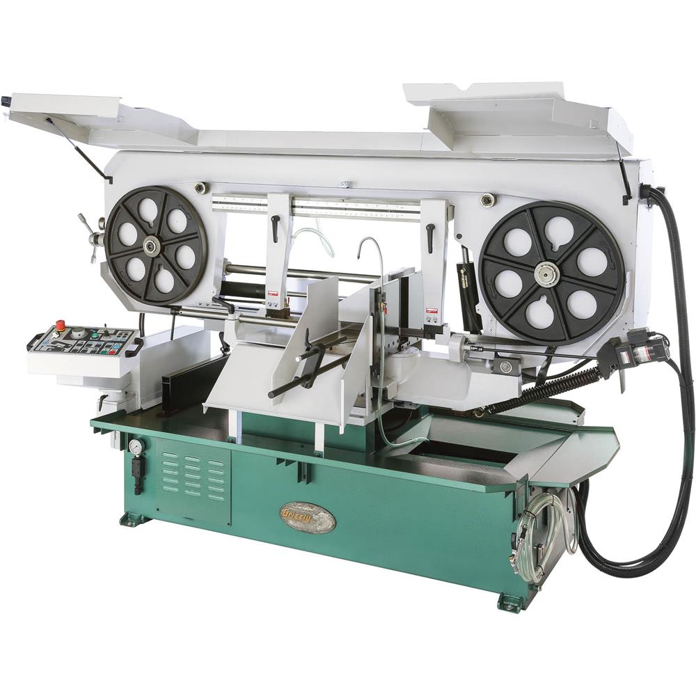 Grizzly G0887 - 20" x 26" 5 HP Industrial Horizontal Mitering Metal Cutting Bandsaw