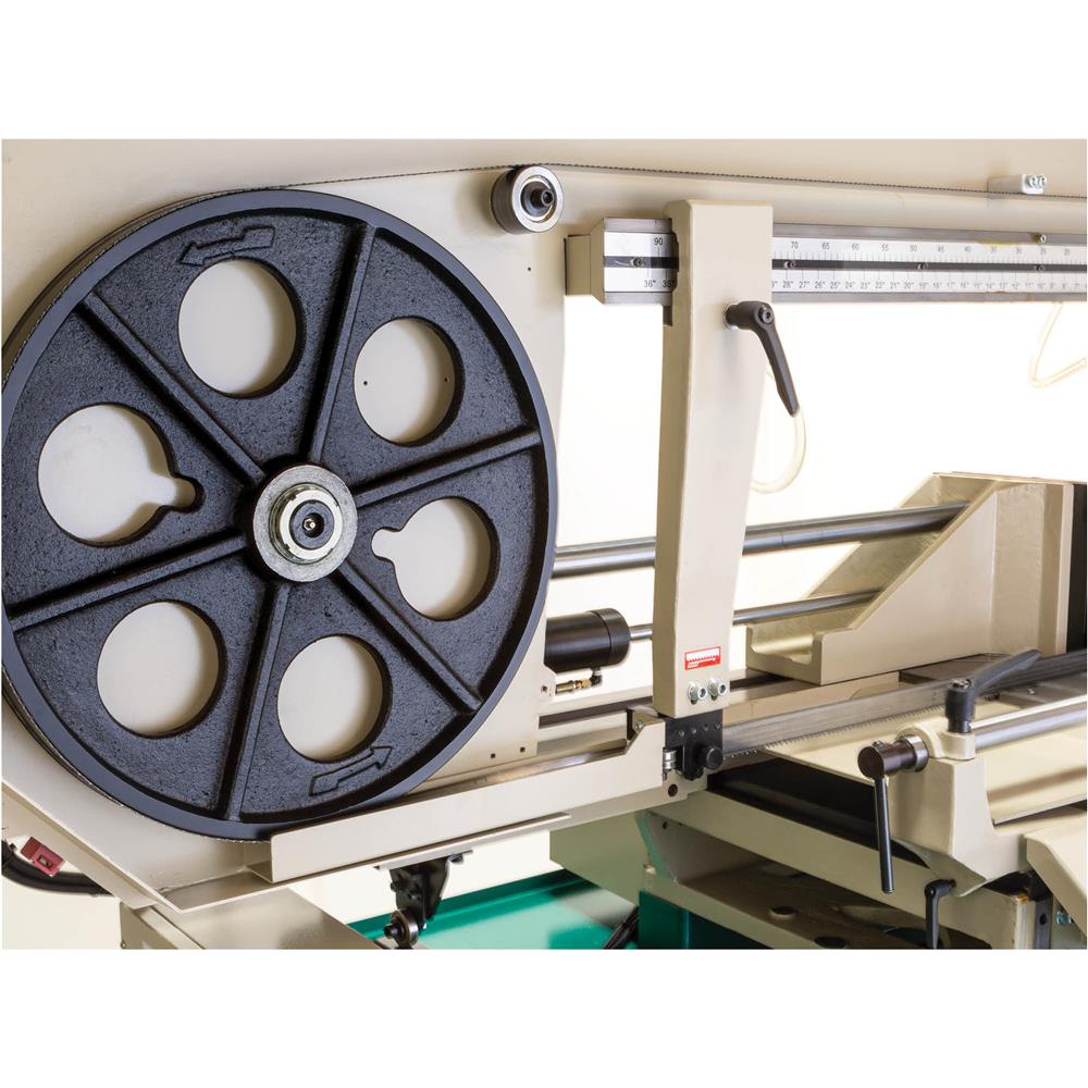 Grizzly G0887 - 20" x 26" 5 HP Industrial Horizontal Mitering Metal Cutting Bandsaw