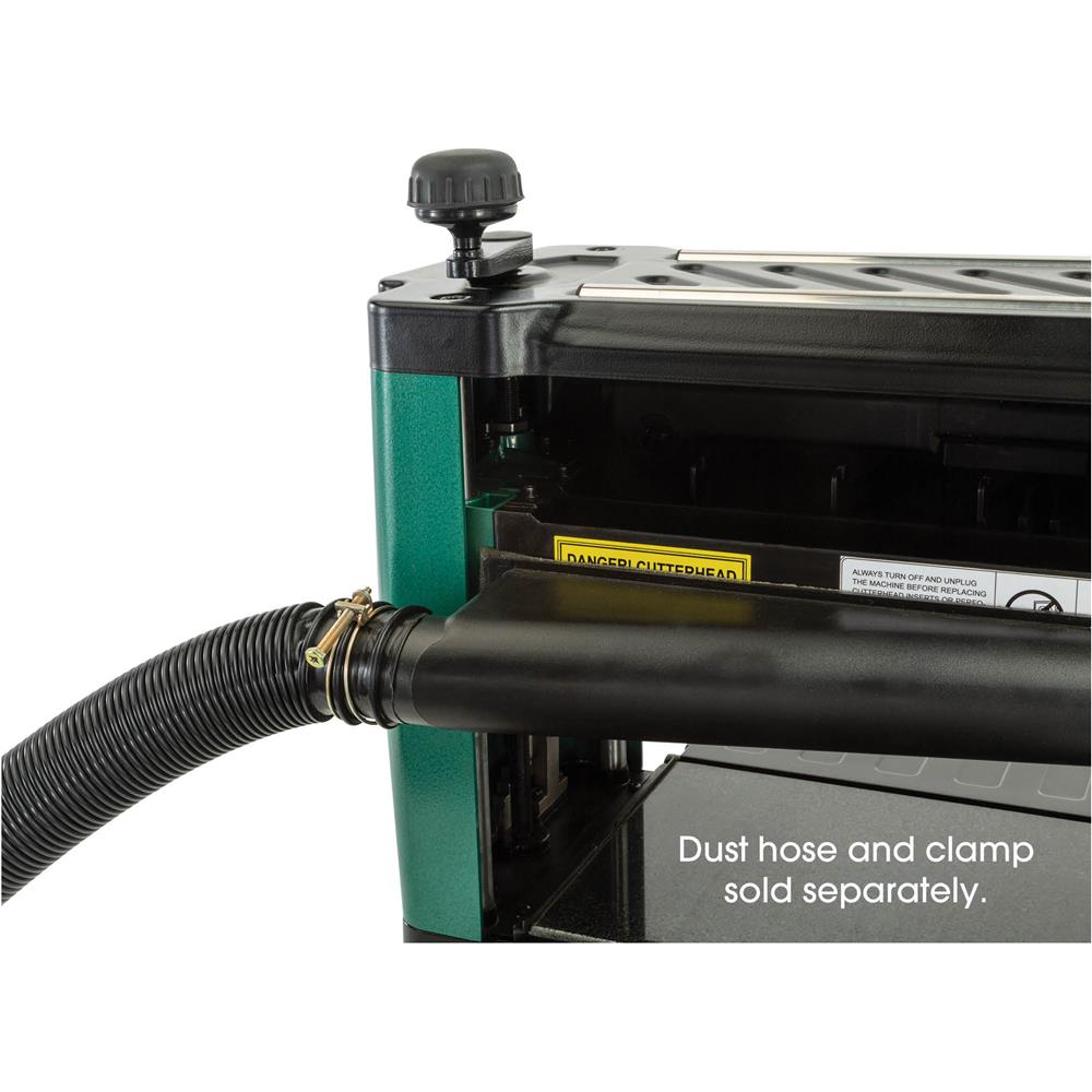 Grizzly G0940 - 13" 2 HP Benchtop Planer w/ Helical Cutterhead