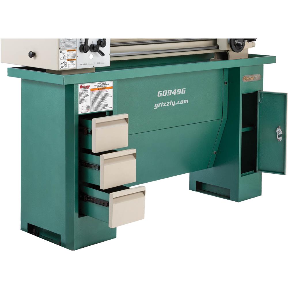 Grizzly G0949G - 12" x 35" Variable-Speed Gunsmith Metal Lathe