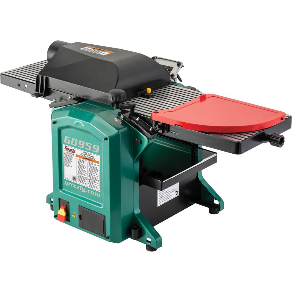 Grizzly G0959 - 12" Combo Planer/Jointer with Helical Cutterhead