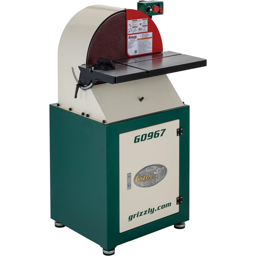 Grizzly G0967 - 20" Variable-Speed Disc Sander