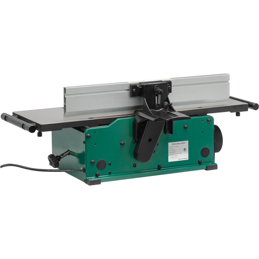 Grizzly G0986 - 10" Benchtop Jointer with Spiral-Type Cutterhead