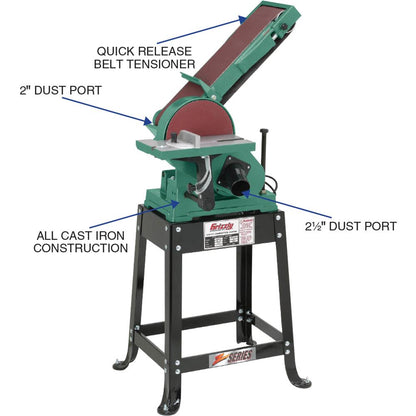 Grizzly G1014Z - 6" x 48" Belt/9" Disc Z Series Combo Sander