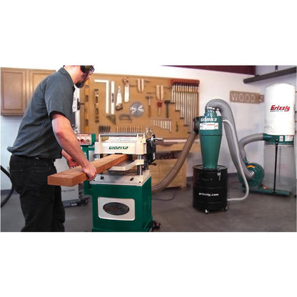 Grizzly G1021X2 - 15" 3 HP Extreme Series Planer w/ Helical Cutterhead