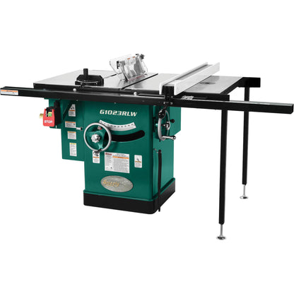 Grizzly G1023RLW - 10" 3 HP 240V Cabinet Table Saw with Built-in Router Table