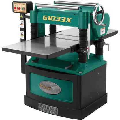 Grizzly G1033X - 20" 5 HP Helical Cutterhead Planer