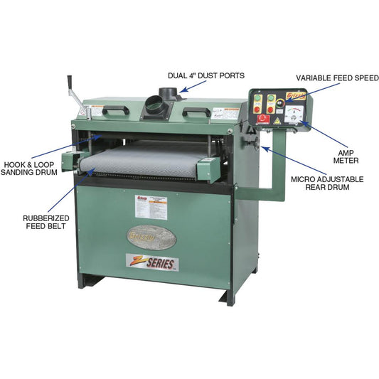 Grizzly G1066Z - 24" 5 HP Variable-Speed Drum Sander
