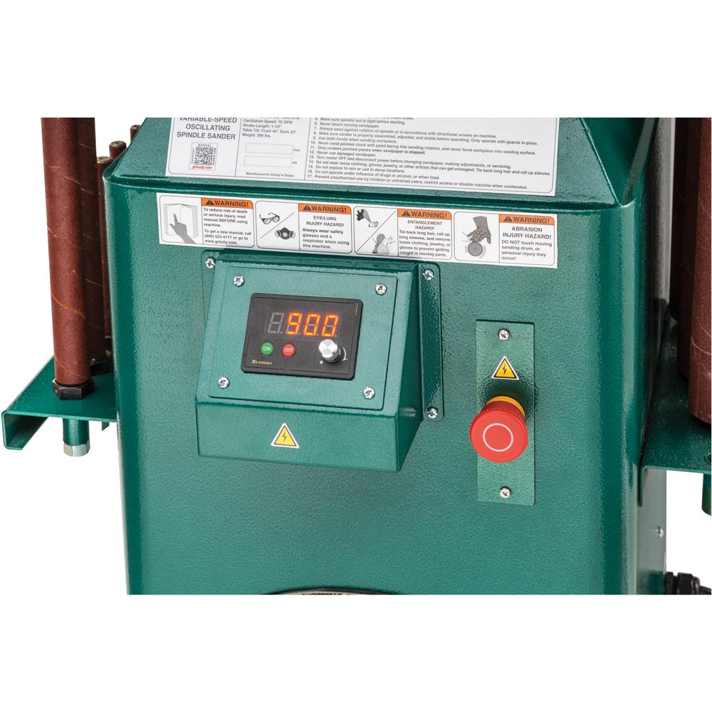 Grizzly G1071Z - 1 HP Variable-Speed Oscillating Spindle Sander