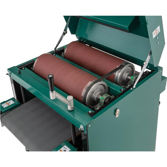 Grizzly G1079R - 16" 2 HP Drum Sander w/ Rubber Conveyor
