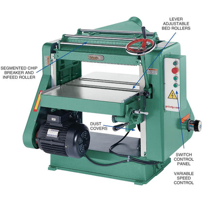 Grizzly G5851Z - 24" 5 HP Planer