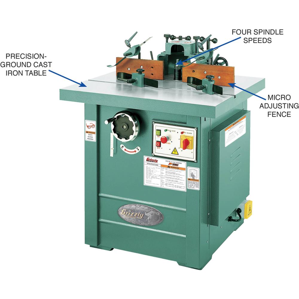 5 HP Professional Spindle Shaper - Z Series