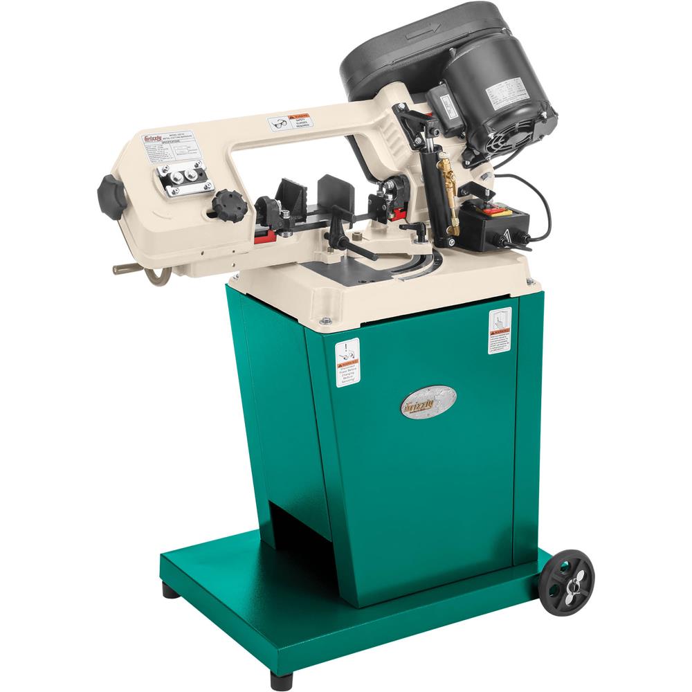 Grizzly G9742 - 5" x 6" 1/2 HP Metal Cutting Bandsaw w/ Swivel Head
