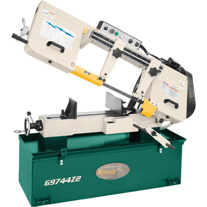 Grizzly G9744Z2 - 10" x 18" 1-1/2 HP Horizontal Metal Cutting Bandsaw