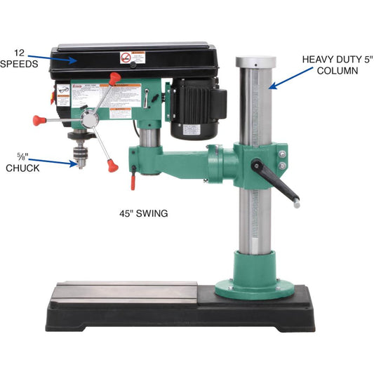 45" Radial Drill Press