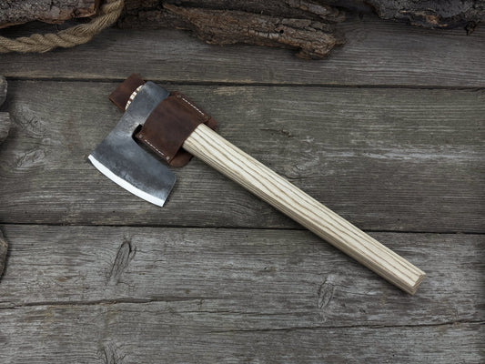 Hand-Forged Carpenter's Axe with Belt Loop, 0.84 kg (1.85 lb)