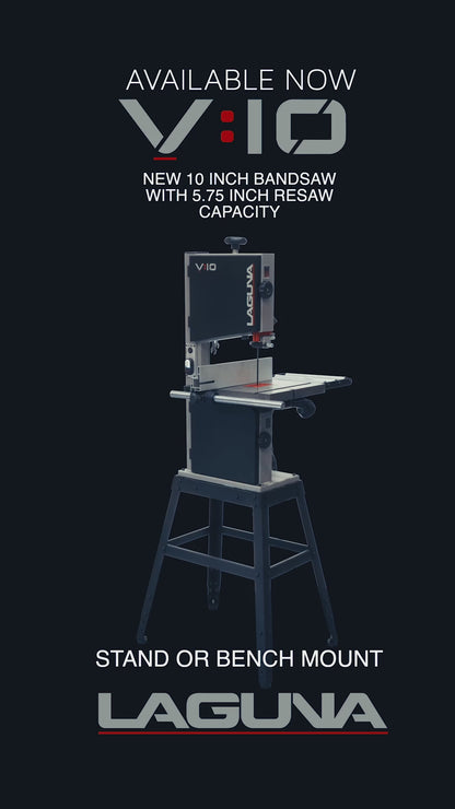 V:10 10" Bandsaw 110V, 1Hp