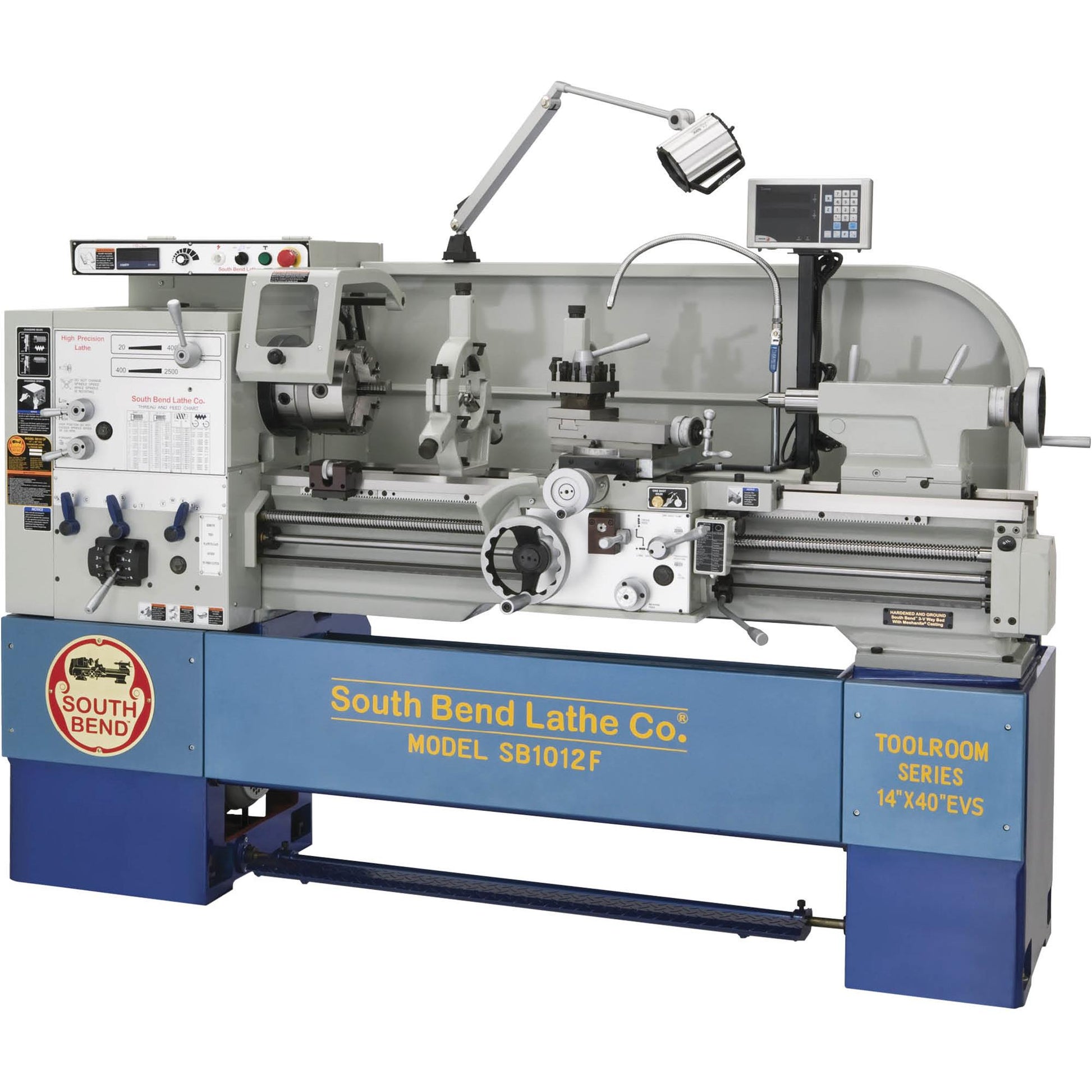 South Bend SB1012F - 14" x 40" Lathe Electronic Variable-Speed with FAGOR DRO