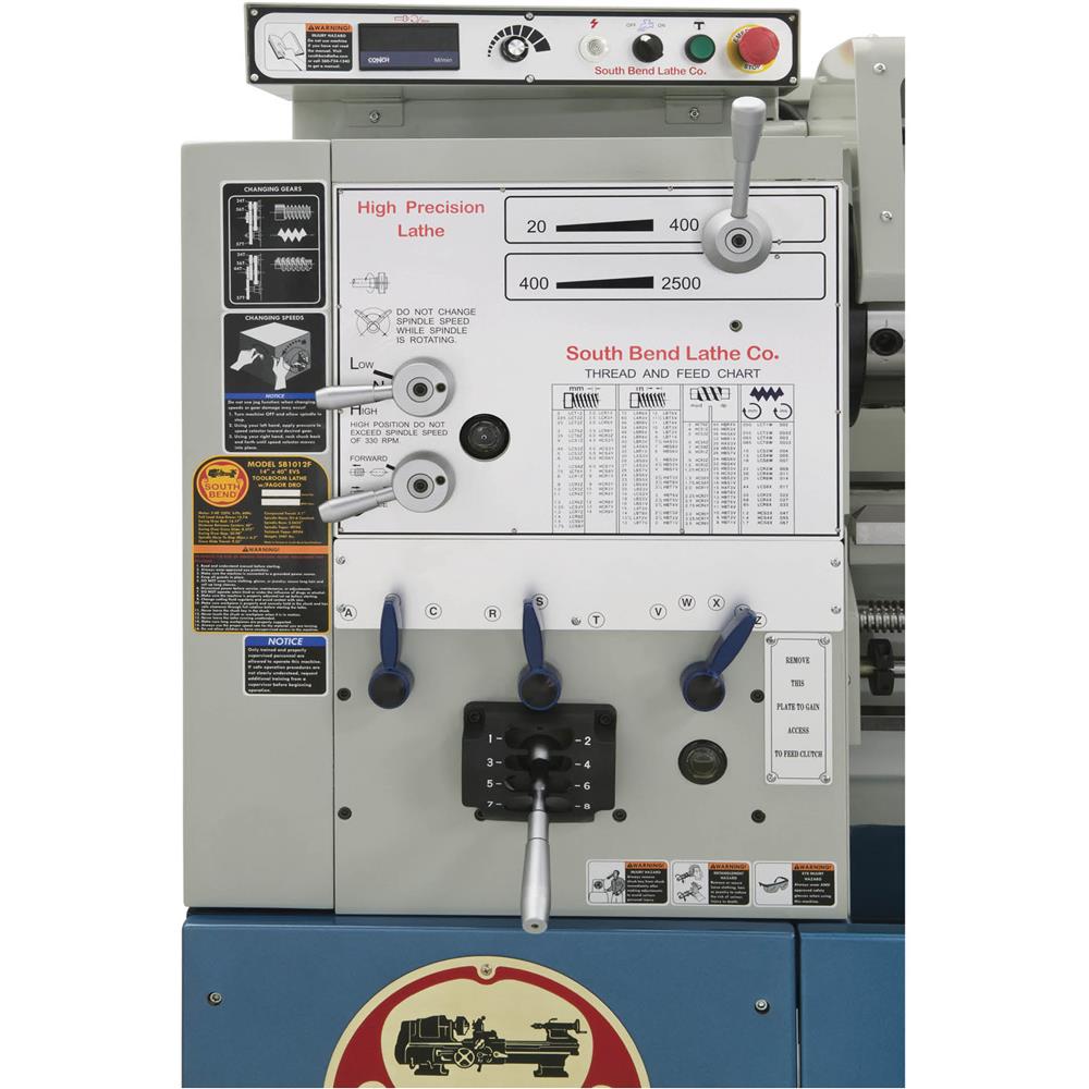 South Bend SB1013F - 14" x 40" 440V Electronic Variable-Speed Toolroom Lathe with Fagor DRO