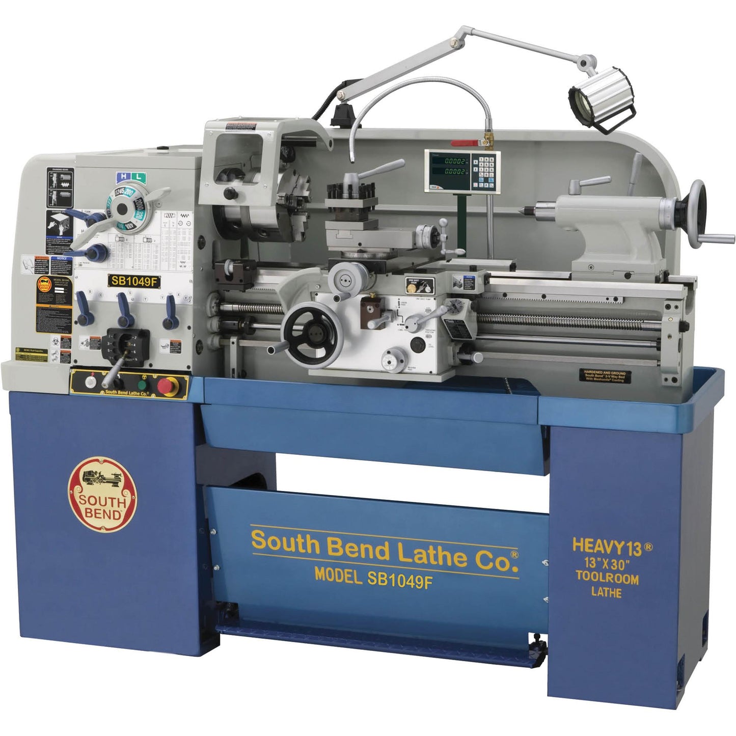 South Bend SB1049F - 13" x 30" Gearhead Lathe with Fagor DRO