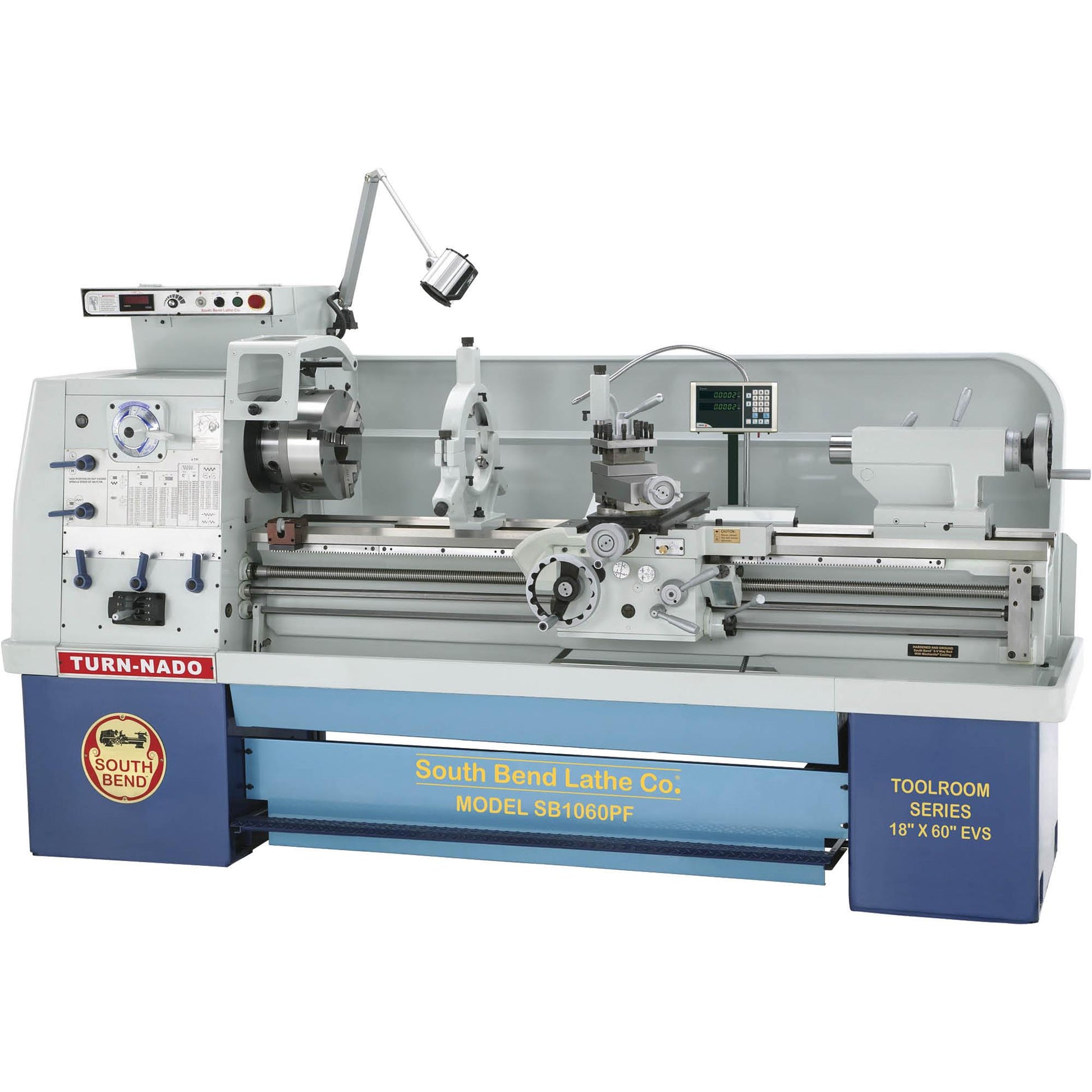 South Bend SB1060PF - 18" x 60" Turn-Nado EVS Lathe with DRO