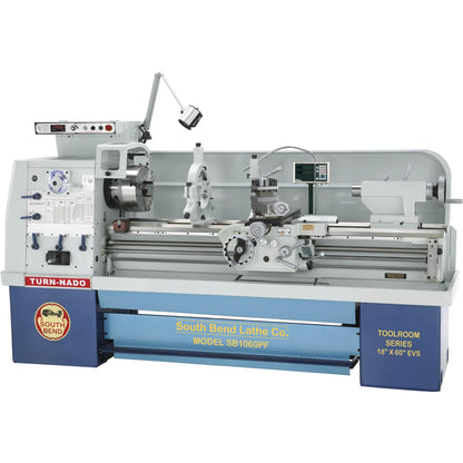 South Bend SB1060PF - 18" x 60" Turn-Nado EVS Lathe with DRO