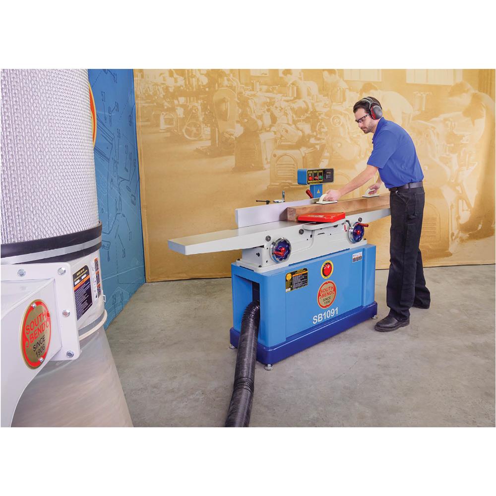 South Bend SB1091 - 8" Parallelogram Jointer with Helical Cutterhead