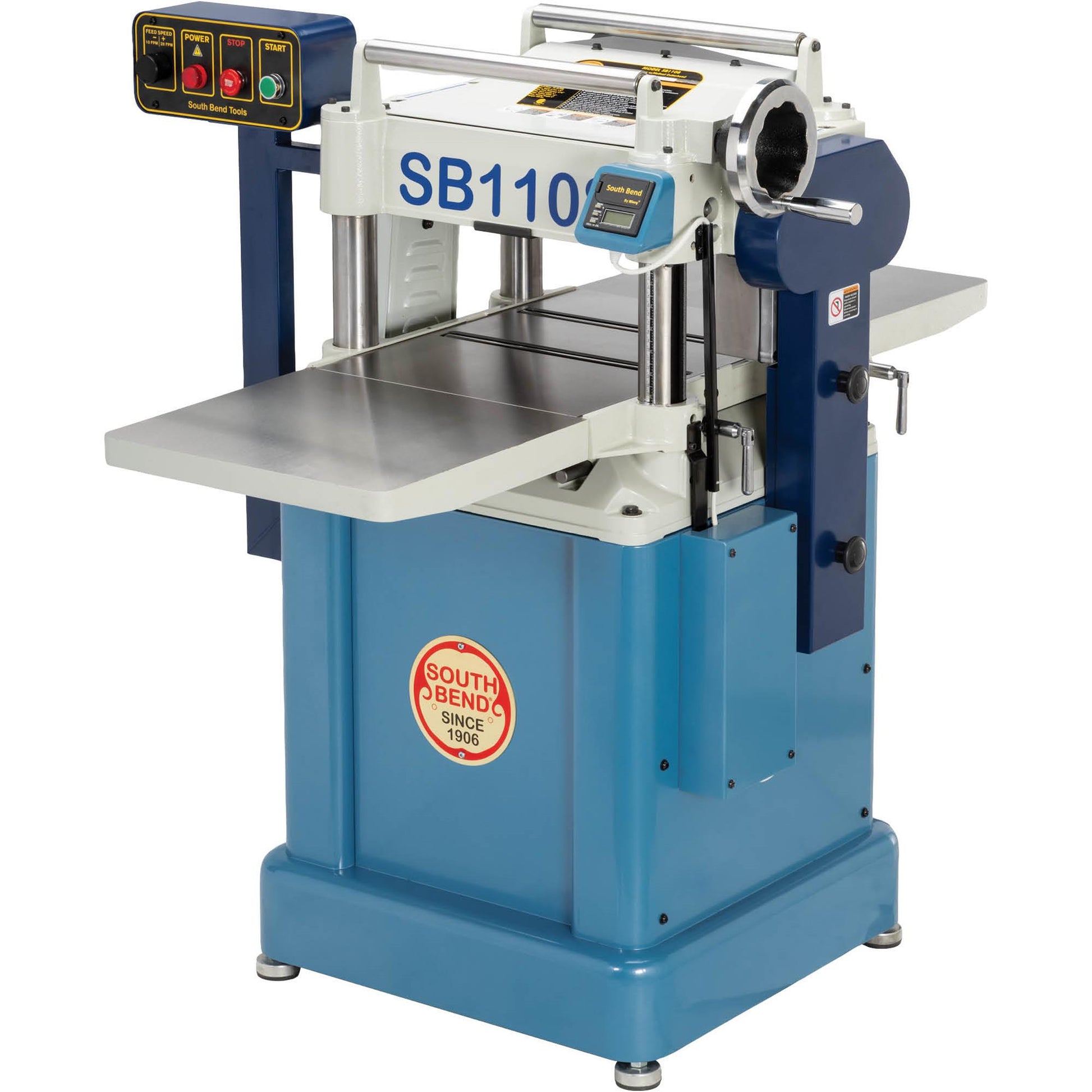 South Bend SB1108 - 15" Variable-Speed Planer with Helical Cutterhead