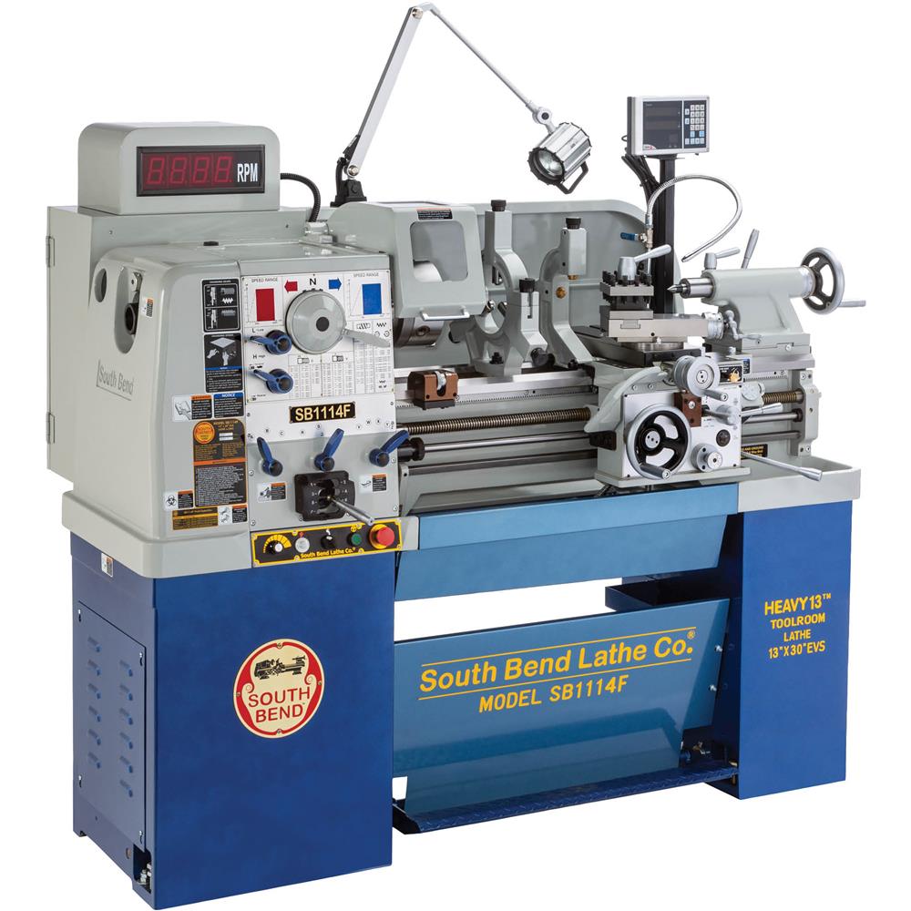 South Bend SB1114F - 13" x 30" EVS Lathe with DRO