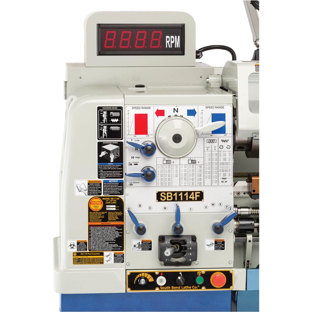 South Bend SB1114F - 13" x 30" EVS Lathe with DRO