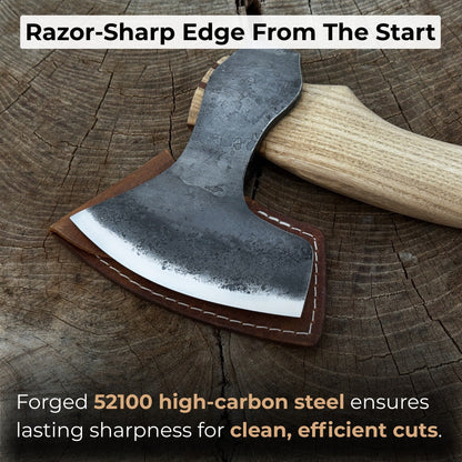 Small Carving Axe, 0.54 kg (1.19 lbs) - Norfolk Wood Shop