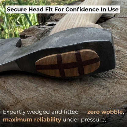 Small Carving Axe, 0.54 kg (1.19 lbs) - Norfolk Wood Shop