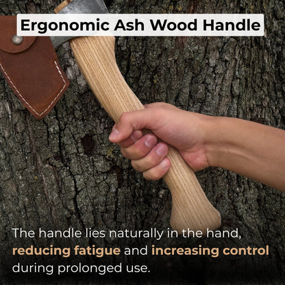 Small Carving Axe, 0.54 kg (1.19 lbs) - Norfolk Wood Shop