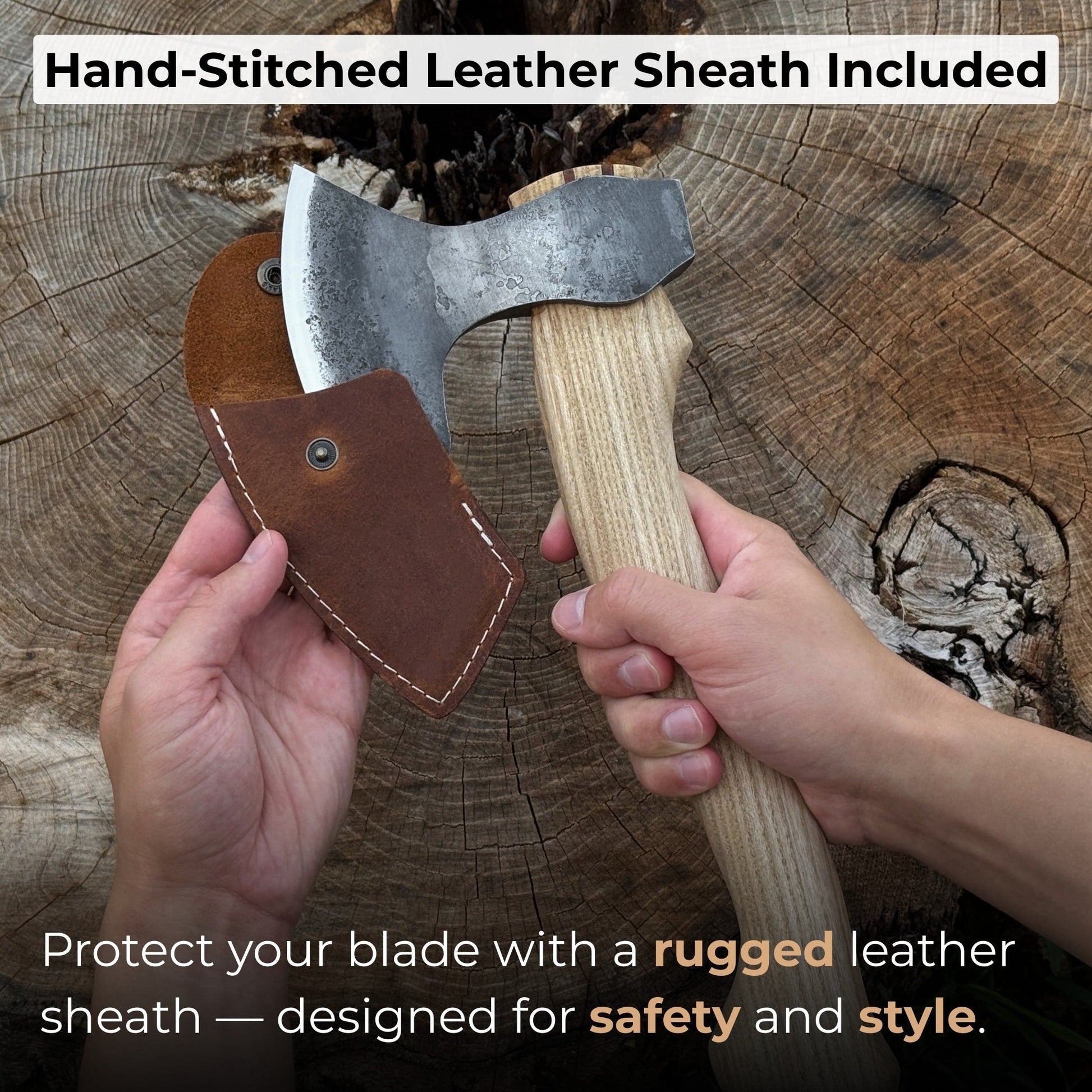 Small Carving Axe, 0.54 kg (1.19 lbs) - Norfolk Wood Shop