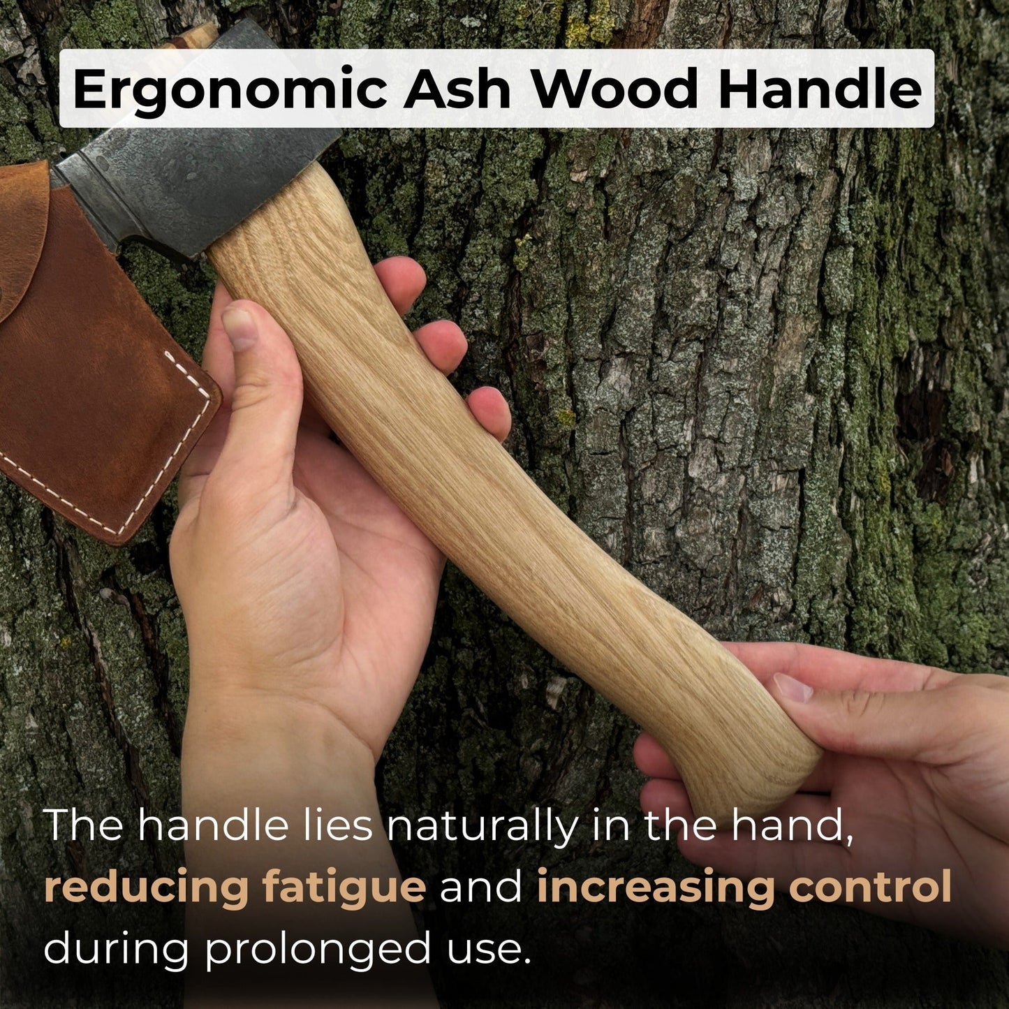 Small Carving Axe, 0.65 kg (1.43 lb)