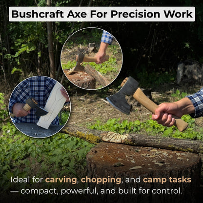 Small Carving Axe, 0.65 kg (1.43 lb)