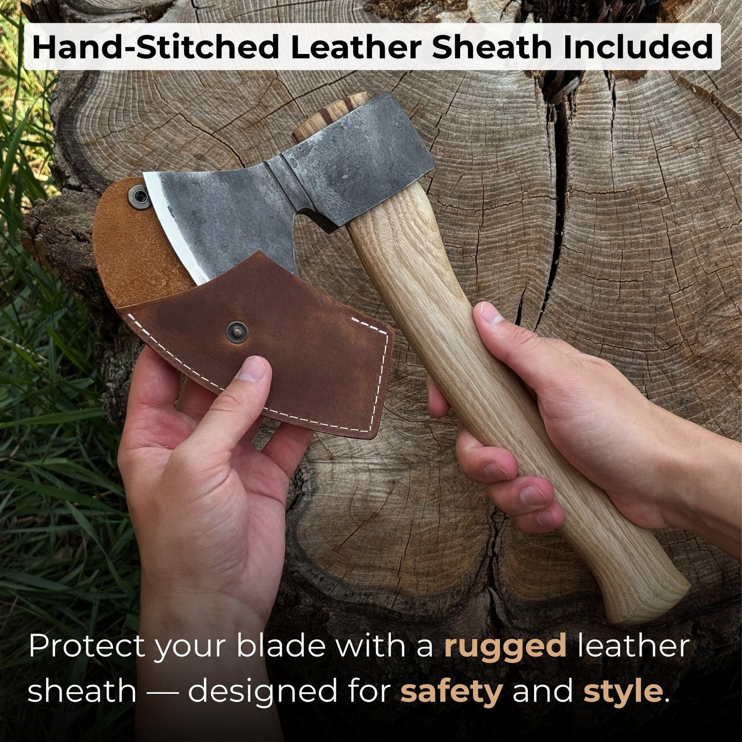 Small Carving Axe, 0.65 kg (1.43 lb)