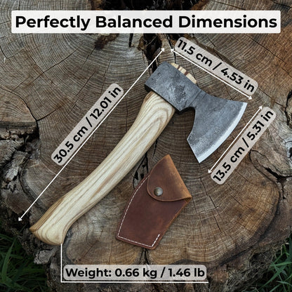Small Carving Axe, 0.65 kg (1.43 lb)
