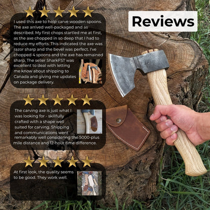 Small Carving Axe, 0.65 kg (1.43 lb)