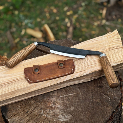 Small Curved Drawknife (Push/Pull), 10.5 cm (4.13 inches)