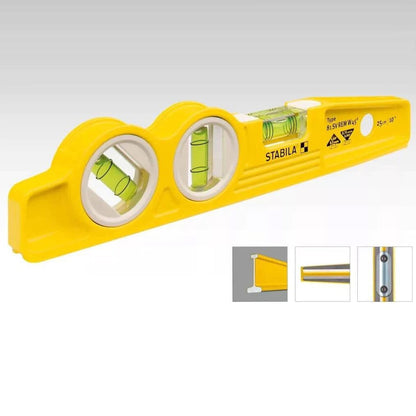 Stabila 25245 Type 81SMW45 Die Cast Three Vial Torpedo Spirit Level