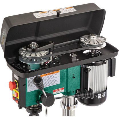 Grizzly T31739 - 12" Variable-Speed Benchtop Drill Press with Laser