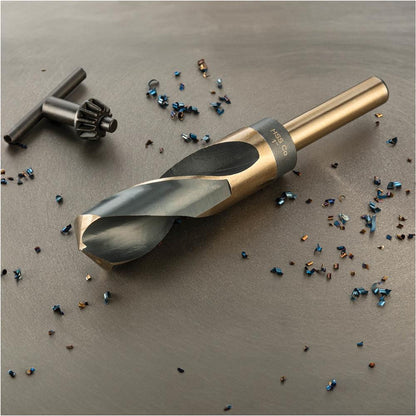 33-Pc. M35 Cobalt Silver & Deming Drill Bit Set W/ Aluminum Case